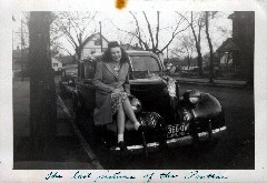 Julia (Judy) Kish Dorrough; 1946 Pontiac